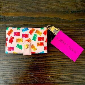 NEW Betsey Johnson Gummy Bear Print Wallet